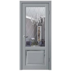 E03 | Эмалит Серый | ЗЕРКАЛО | FLYDOORS E03 | Эмалит Серый | ЗЕРКАЛО | FLYDOORS