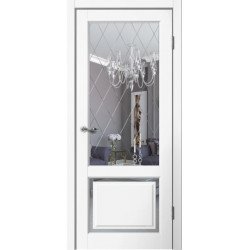 E03 | Эмалит Белый | ЗЕРКАЛО | FLYDOORS E03 | Эмалит Белый | ЗЕРКАЛО | FLYDOORS