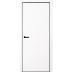 Matrix 50 | Эмалит Белый | черная кромка с 4-х сторон | FLYDOORS Matrix 50 | Эмалит Белый | черная кромка с 4-х сторон | FLYDOORS