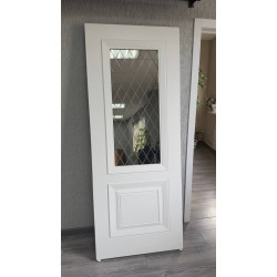 Салерно 2 | Эмаль Белая | Гравировка/Рефлектив | CordonDoor