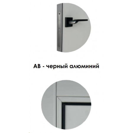 Порта-50 4AВ черная кромка с 4-х сторон / Nardo Grey / EVEREST Порта-50 4AВ черная кромка с 4-х сторон / Nardo Grey / EVEREST