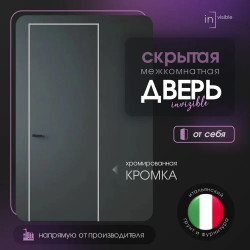INVISIBLE REVERS Мат. никель с 4х сторон / CordonDoor (комплект)