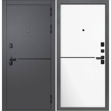 МДФ 3К Fusion 32 | Графит | Белый эмалит МДФ 3К Fusion 32 | Графит | Белый эмалит