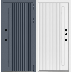 СИНАЙ ТЕРМО / муар рал 7024 / аляска / Line Door