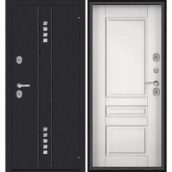 АРКТИКА-2 ТЕРМО / шагрень черная / белый / Line Door