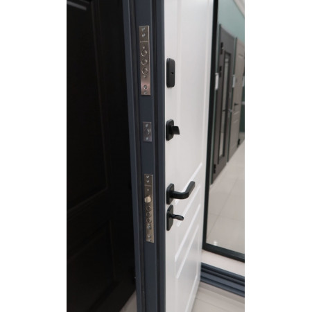 Классик ТЕРМО / муар рал 7024 / аляска / Line Door