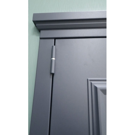 Классик ТЕРМО / муар рал 7024 / аляска / Line Door