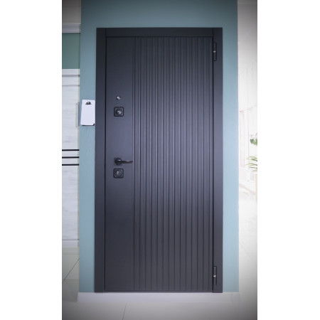 ЭКСТРА УЛЬТРА / ПВХ черный кварц / ПВХ Белый / Line Door