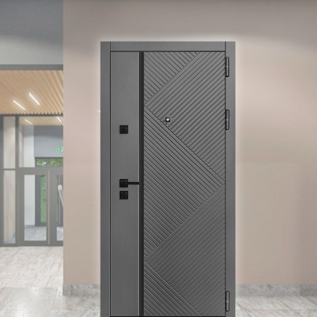 ЭКСТРА НОВА-1 / ПВХ Графит / ПВХ Грей / Line Door