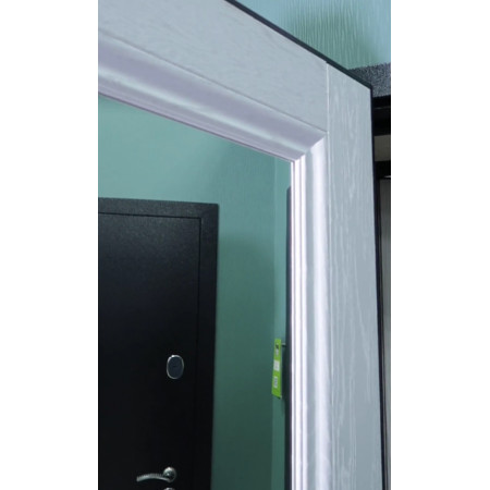 Мега Зеркало  / Черный букле / Роял Вуд белый / Line Door