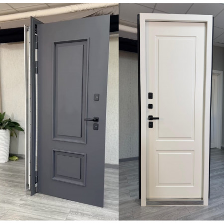 Непал ТЕРМО / муар рал 7024 / аляска / Line Door