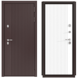 АЛЯСКА THERMO 960*2200 | муар коричневый 8019 | белый | SV АЛЯСКА THERMO 960*2200 | муар коричневый 8019 | белый | SV