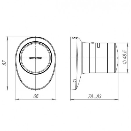 Электронный замок Armadillo ROTATOR EL. RT01.01 BL Черный Электронный замок Armadillo ROTATOR EL. RT01.01 BL Черный