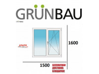1300х1400 GRUNBAU (5к.профиль 1к.стек)