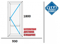 Дверь Veka WHS 60 930 х 1800